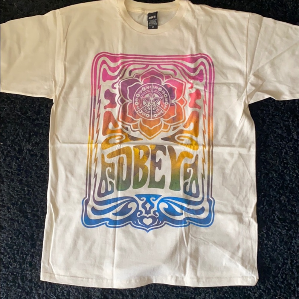 Obey Lotus Flower Graphic Tee